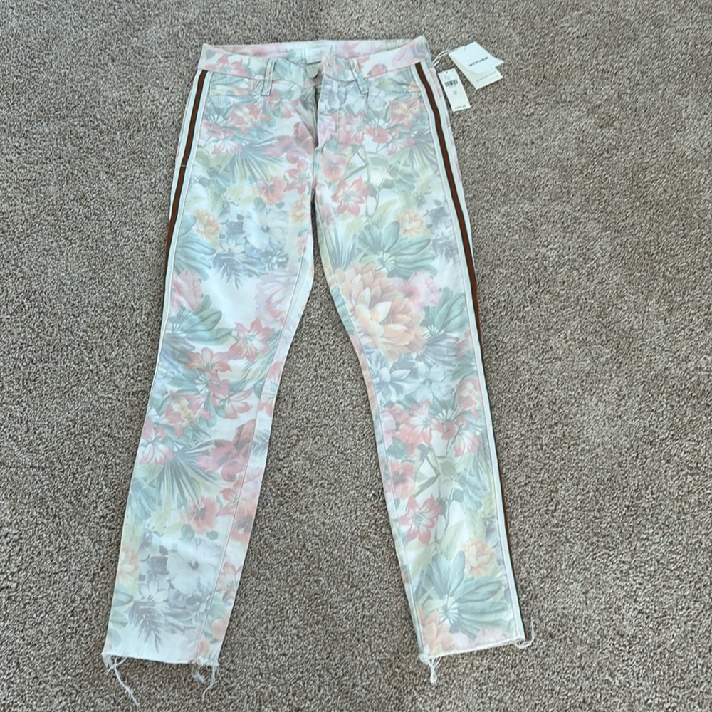 Floral Mother Jeans